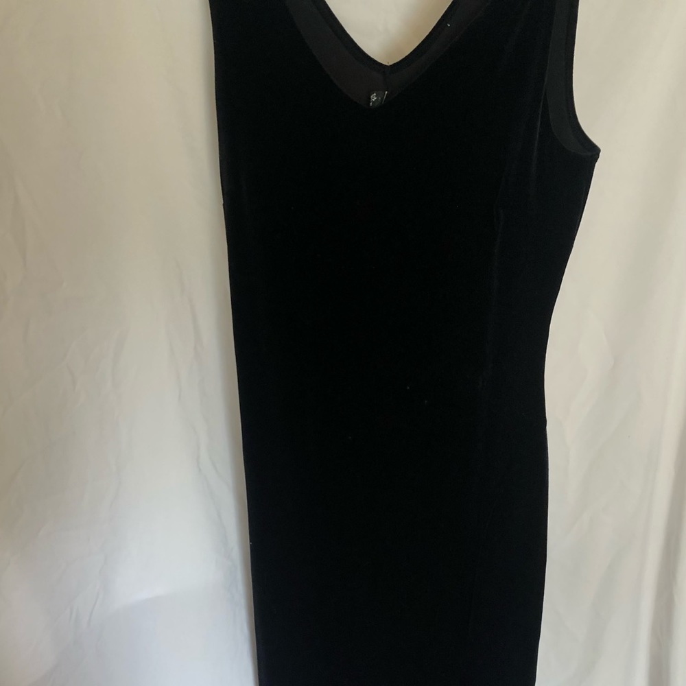 Vintage Velvet Slit Dress